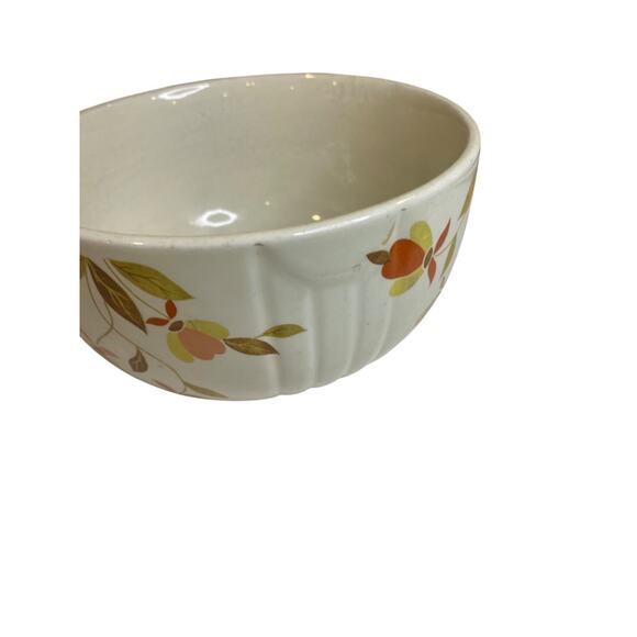 MidCentury Halls Superior 1 Qt Radiance Mixing Bowl Autumn Leaves 6.25" - Picture 4 of 7